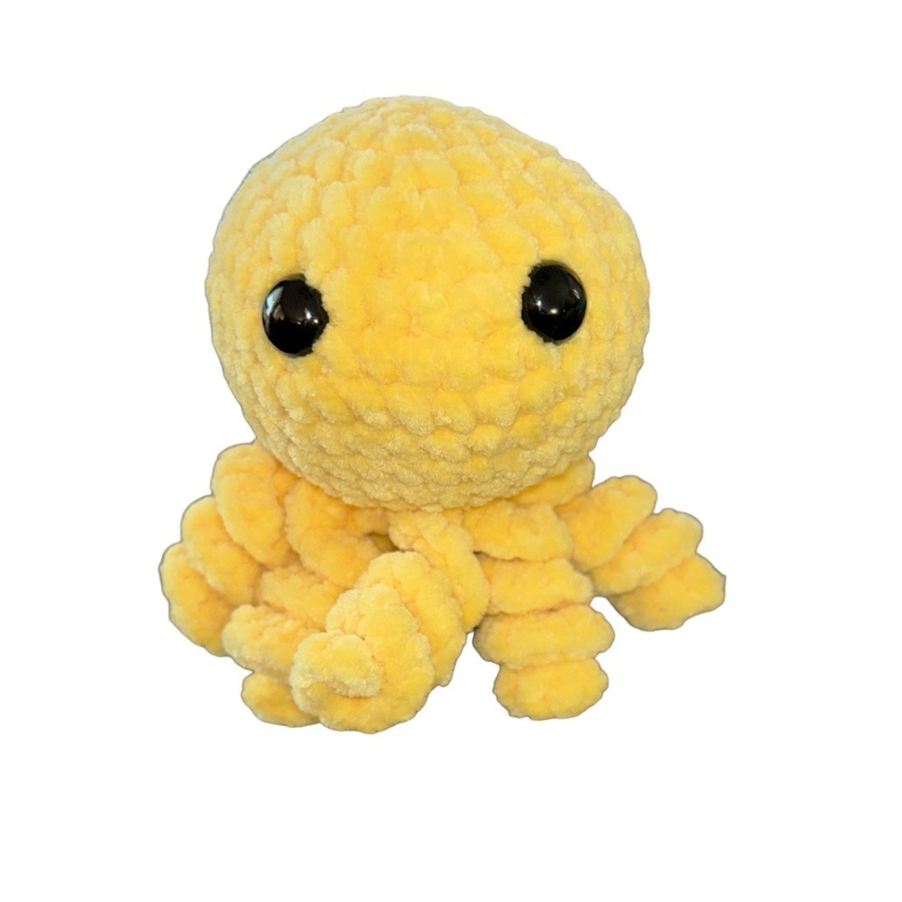 Crochet Octopus Plush Amigurumi  4” X 5”